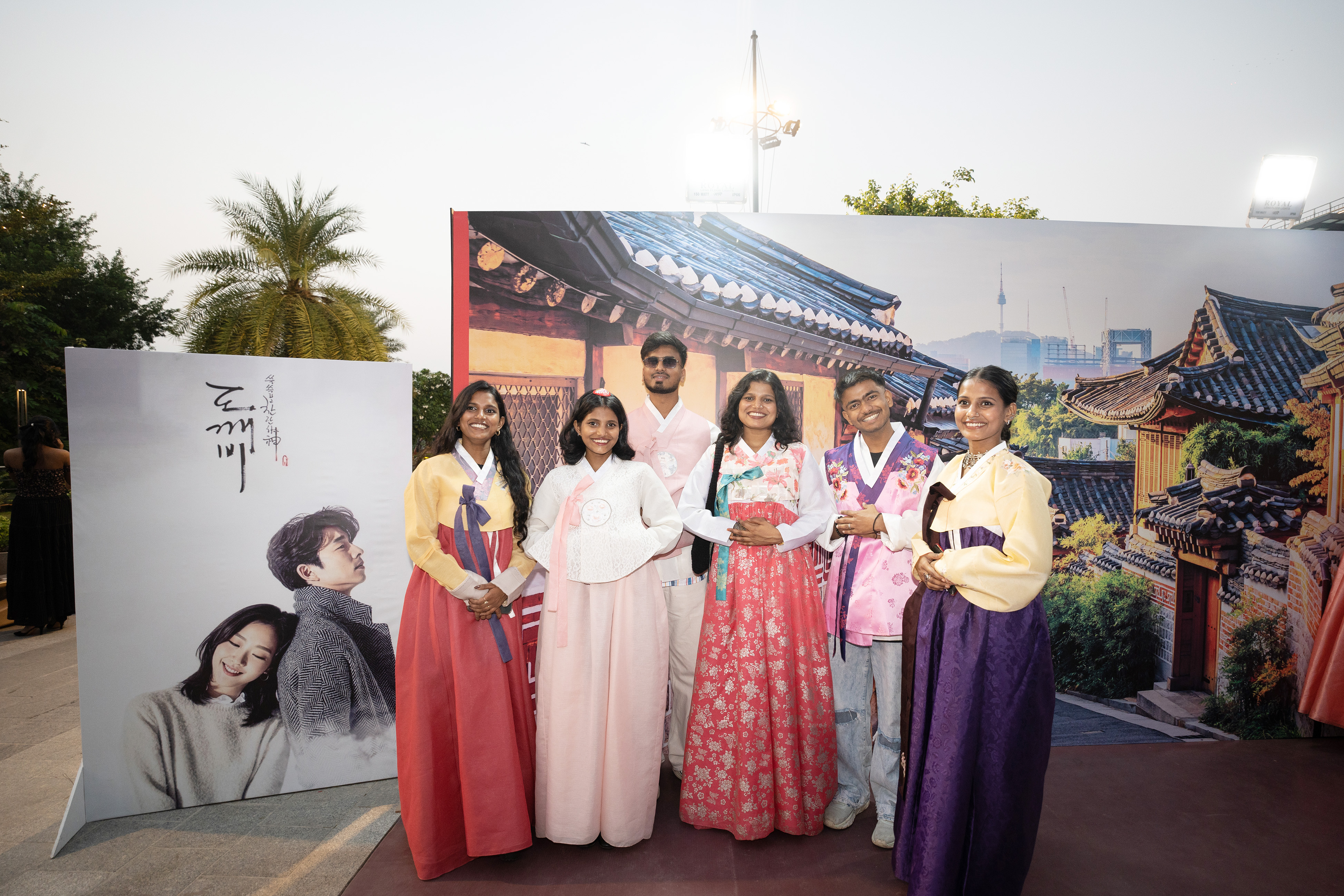 Hanbok wearing experience at Bookchon
