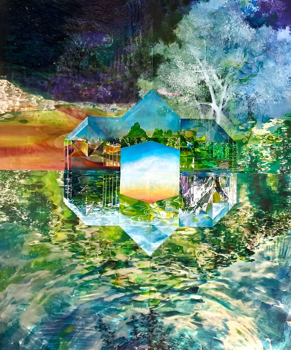 SINN&nbsp; CASA HILLI Scratched and painted on aluminium 김진언