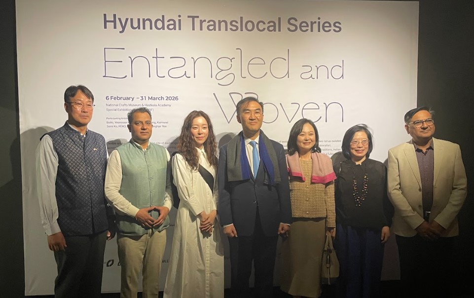 한국정부 관계자 및 인도정부 관계자, 청주비엔날레 기획자들